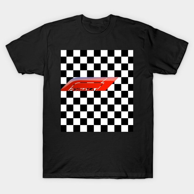 Checkered Flag T-Shirt by Aari